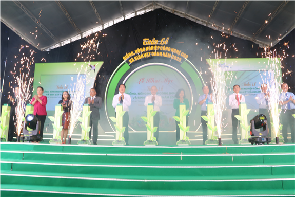 Hình: Lễ khai mạc Tuần lễ Giống, Nông nghiệp Công nghệ cao và Sinh vật cảnh TP.HCM năm 2025