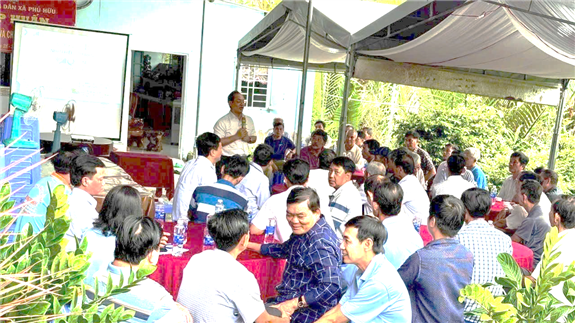 Ảnh: Buổi tập huấn chuyển giao kỹ thuật cho thành viên Câu lạc bộ